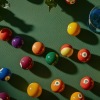 overhead angle of a pool table